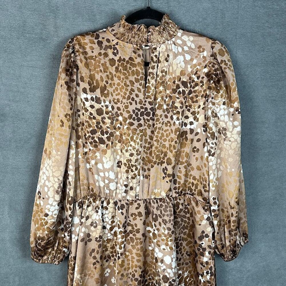 Ann Taylor Dress Women Extra Large Brown Midi Party Holiday Career Quiet Luxury - Picture 6 of 14